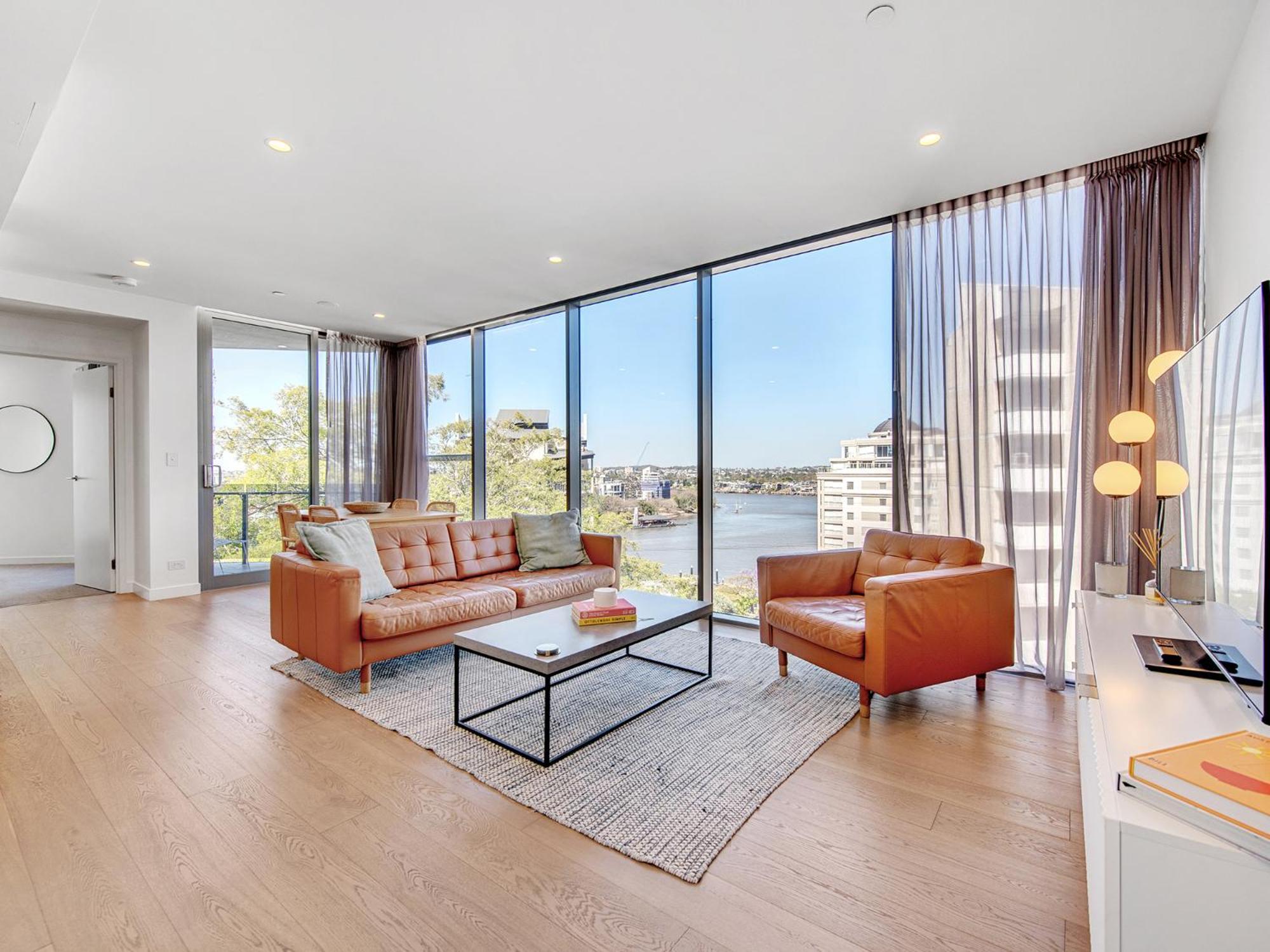 Lovely 2 Bedroom Executive Apartment Brisbane Exteriör bild