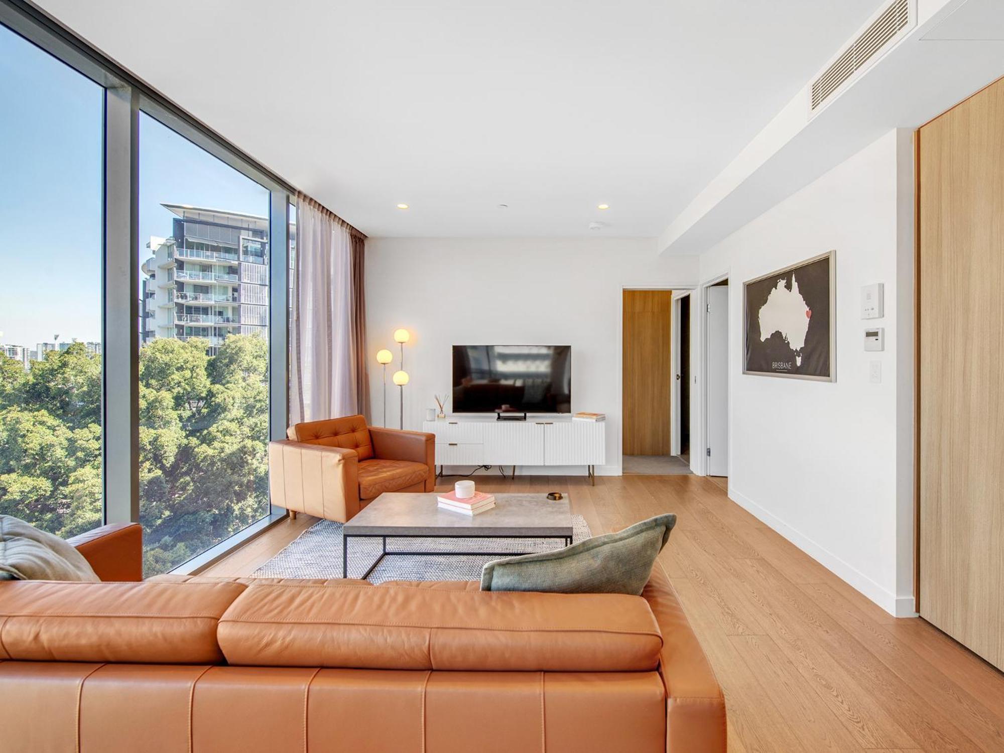 Lovely 2 Bedroom Executive Apartment Brisbane Exteriör bild