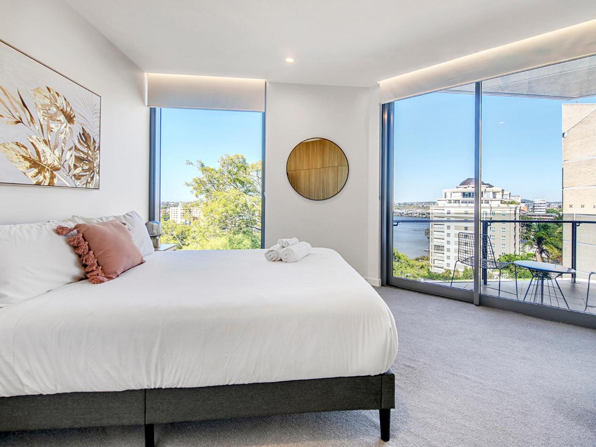 Lovely 2 Bedroom Executive Apartment Brisbane Exteriör bild