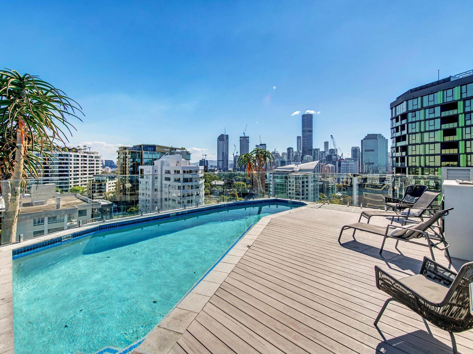 Lovely 2 Bedroom Executive Apartment Brisbane Exteriör bild
